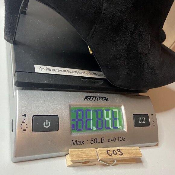 Lauren Ralph Lauren Pashia Boot Womens 7 Black Suede Chelsea Ankle Bootie Shoe - Picture 8 of 8